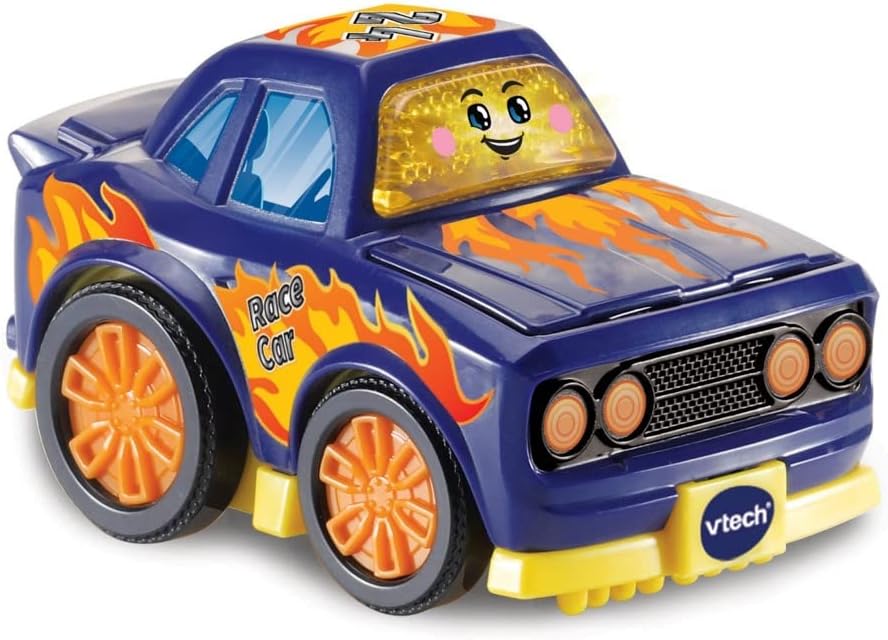 VTech Toot Toot Drivers Race Car - chunky interactive toddler toy car with lights, sounds and songs, ages 1-5